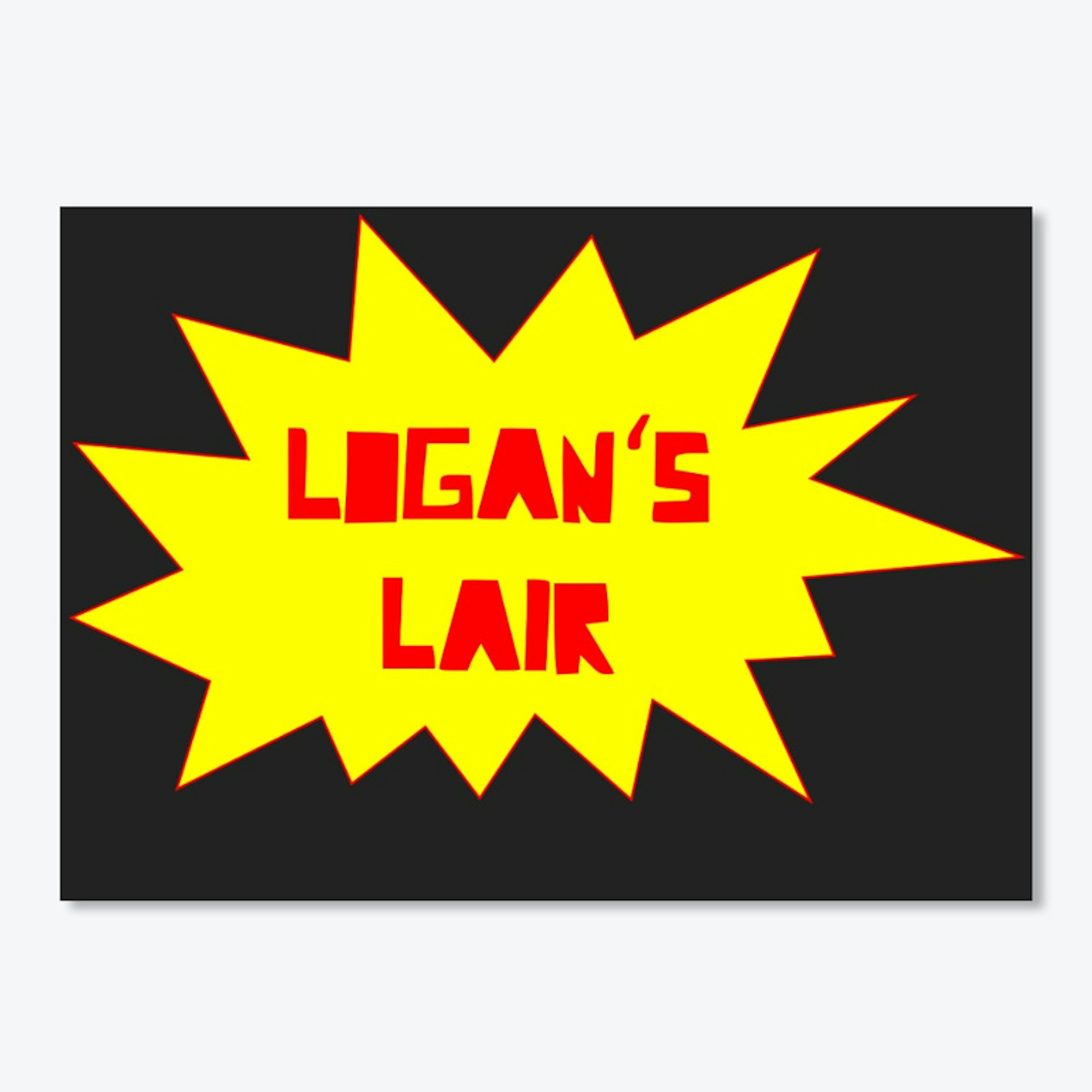 Logan's Lair Logo Stickers