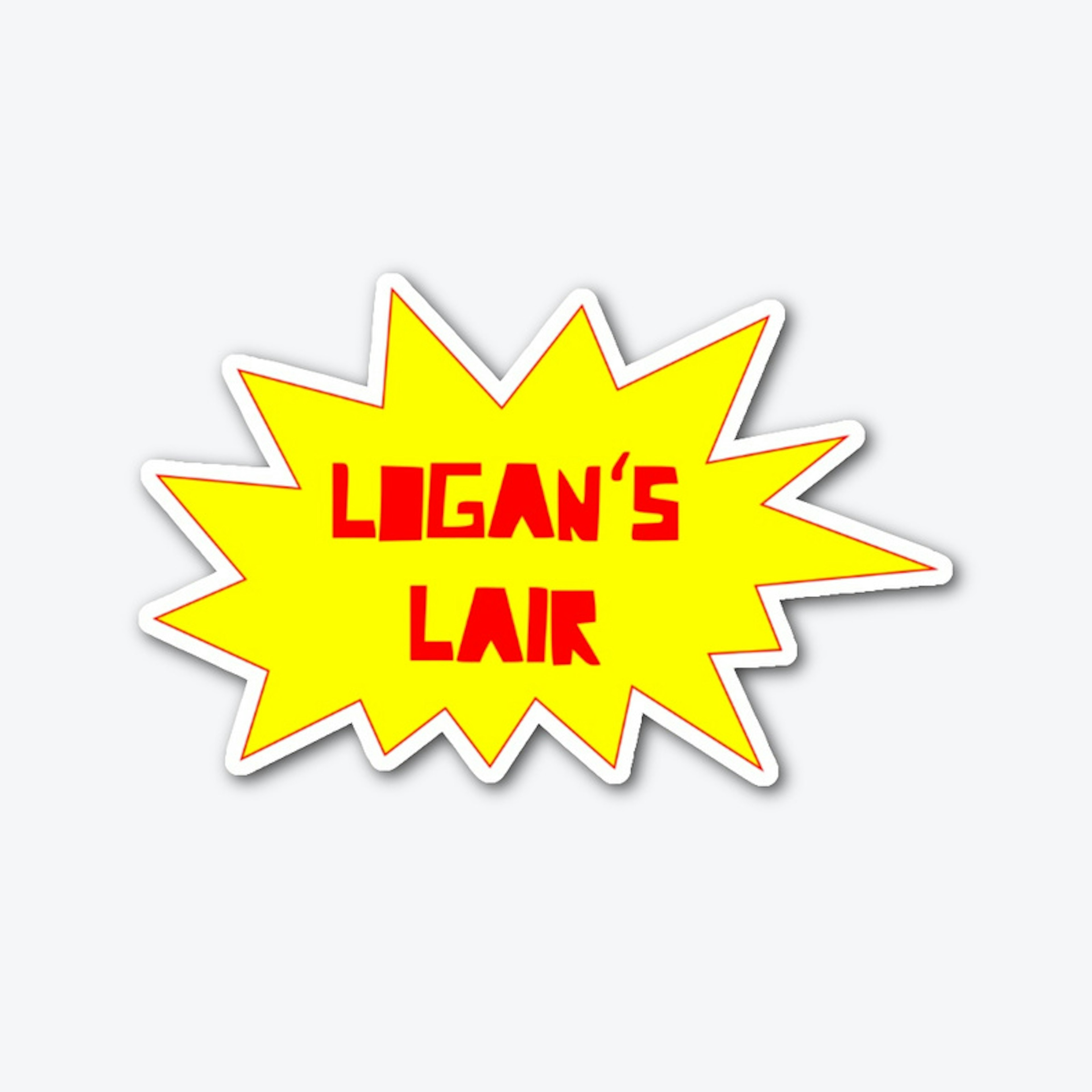 Logan's Lair Logo Stickers
