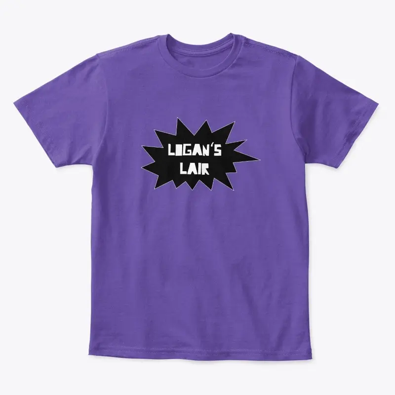 Logan's Lair Black Logo Tee