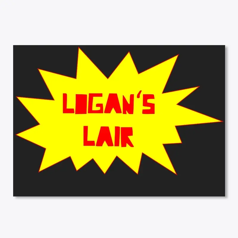 Logan's Lair Logo Stickers