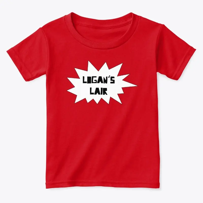 Logan's Lair White Logo Tee